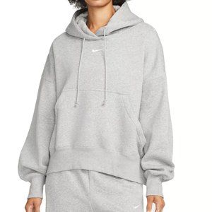 Nike Cropped Hoodie Grey XS